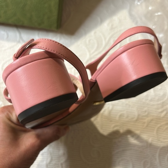 Gucci Wild Rose Charlotte Marmont Sandal. Nearly new. 38.5 - Picture 14 of 17